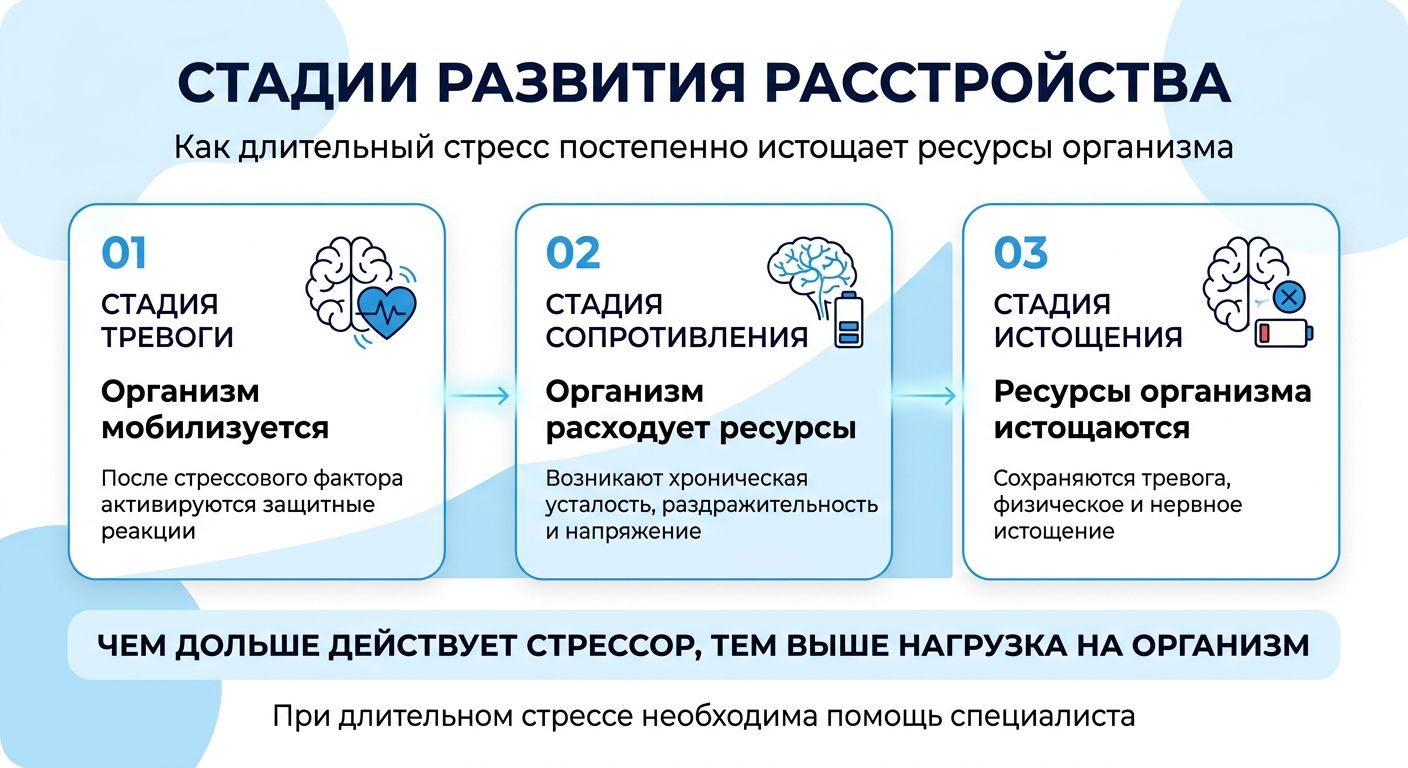 Лечение стресса в Луге инфографика